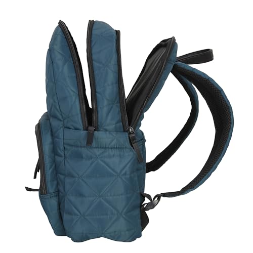 Image of Kenneth Cole REACTION Emma Women's Backpack 15 inch Laptop Bag for Work and Travel, Deep Teal