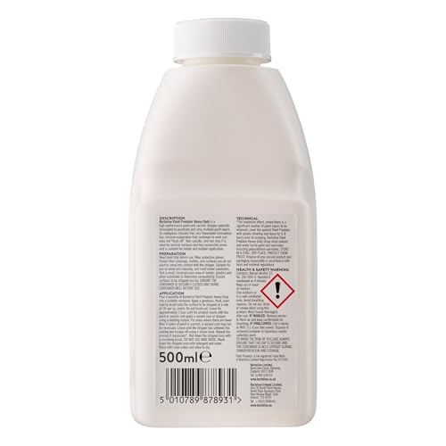Bartoline Paint Predator Heavy Duty and Varnish Stripper 500 ml, Professional Strength, Non-Caustic Remover for Wood, Metal and Masonry