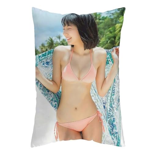 For 武田玲奈 41 枕カバー ロング枕カバー 両面印刷 柔らかく生地 横寝用抱き枕 向き寝 室内装飾 20"x30"