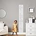 C.R. Gibson Little Moon Vinyl Baby Keepsake Growth Chart for Walls, 8