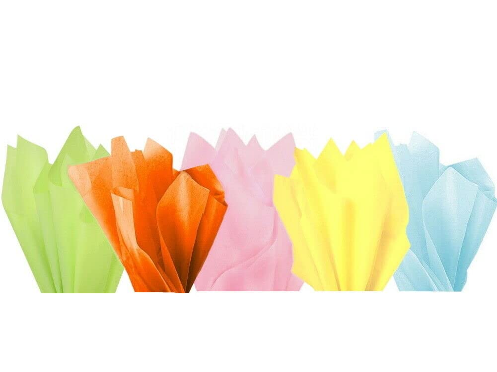 MustBeBonkers Tissue Wrapping Paper Sheets - 16gms - Acid Free - 50x75 cm (Easter Mix, 10)