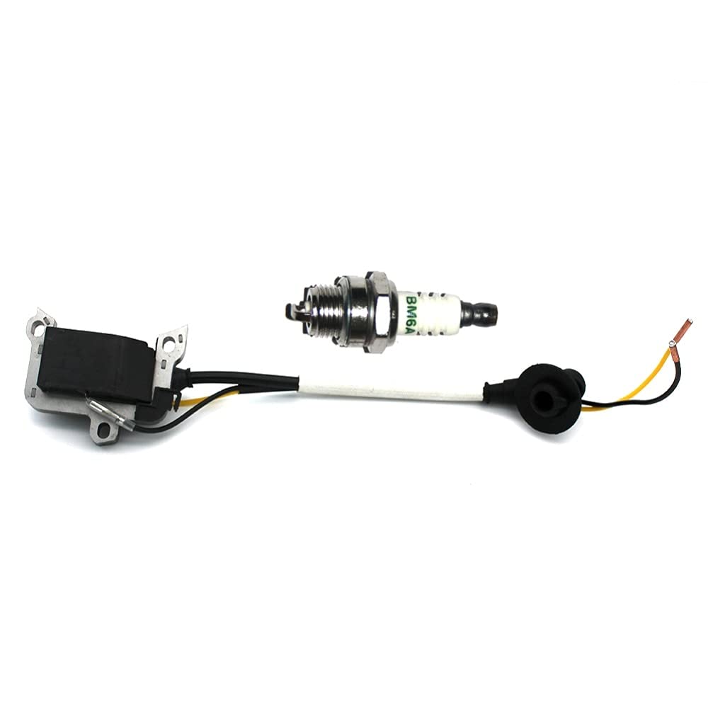 Módulo de Bobina de Encendido bujía BM6A para Stihl MS461 Motosierra Motor Magneto Piezas de Repuesto OEM # 1128400 1313 A (Color : Black)