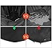 uxcell Car Cover Waterproof All Weather for Car, Full Car Cover Rain Sun Protection Universal Fit for Sedan 178''-185''
