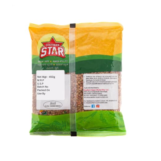 Image of Southern Star Premium Organic & Original Kulthi Dal 450 gm Ulavalu, kulath dal, Horse Gram, Kollu, Hurali Kalu, macrotyloma uniflorum, Kulthi Beans, Paruppu, gahat dal, Low GI index | Kidney Cleanser