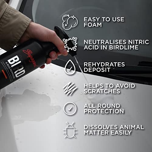 Supagard Bird Poo Remover Easily And Effective Car Care Bird & Bug Remover 500ml