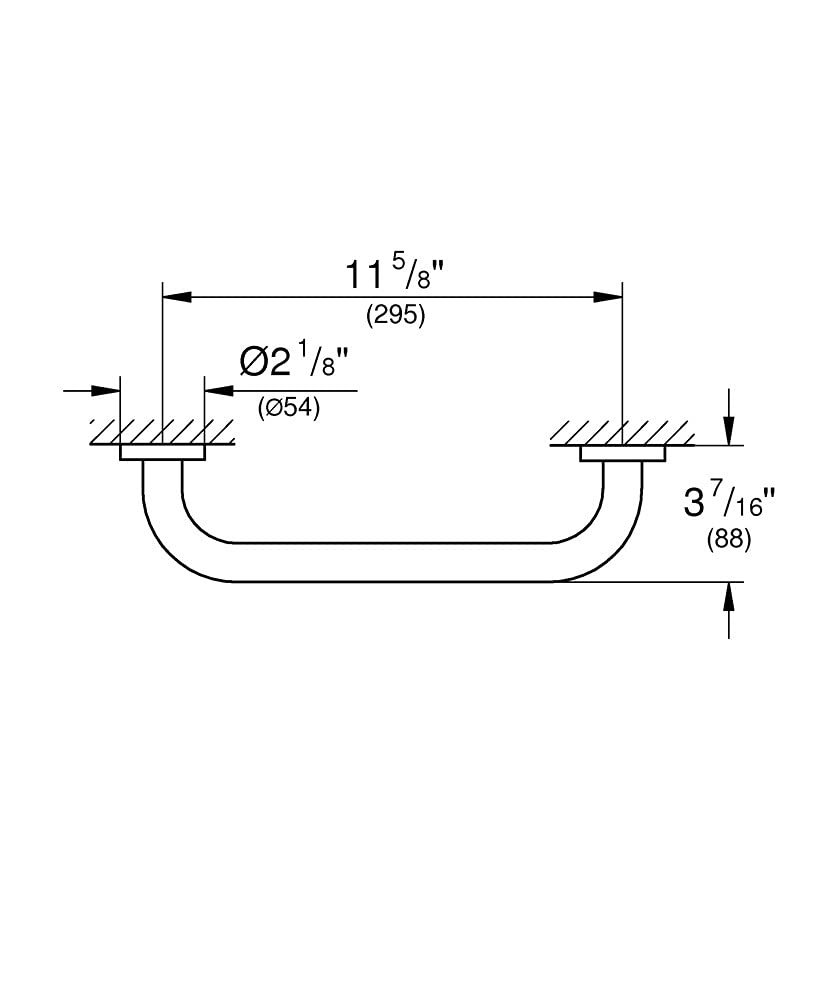 Grohe 40421DC1 40421DC1-Essentials - Asidero 295 mm, Acabado SuperSteel,