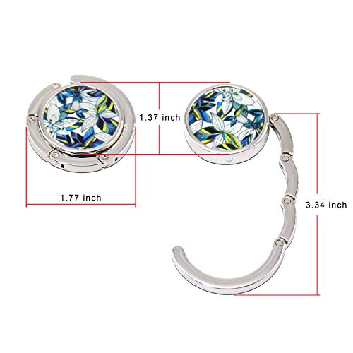 BEAVOING Set of 6 Mixed Pattern Foldable Womens Bag Purse Hook Handbag Hanger Holder