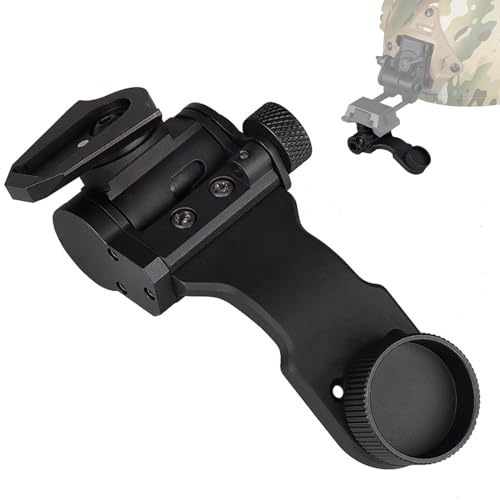 SUZLAZYR PVS 14 J Arm Night Vision Goggles NVG Mount Rhino Mount Dovetail Helmet Mount PVS 14 Night Vision Mount Compatible with All Models of PVS-14