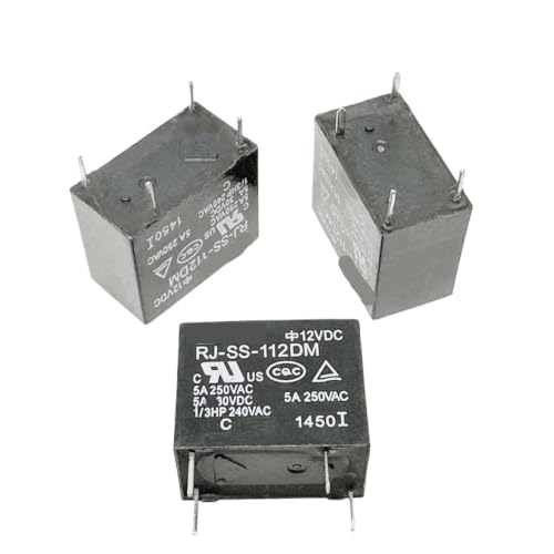 Relais RJ-SS-112DM 12V 5A composant PCB pour carte électronique domestique