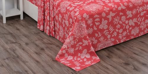 Image of BSB HOME Double Bedsheet 144 TC Microfiber with 2 Pillow Covers | Smooth, Lightweight & Quick-Dry Bed Sheet Set | Comfortable Bedding for Home, Guest Room & Daily Use - Cherry Blossom