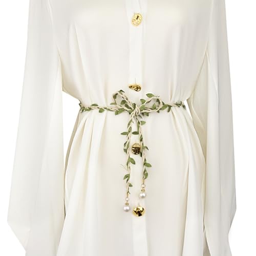 Natural Handmade Braided Belt Woemn Dress Waist Belt Unisex Fashion Waist Rope for Daily Use4