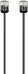 Monoprice Cat6 Ethernet Patch Cable - 0.5 Feet - Black | Stranded, 550MHz, UTP, Pure Bare Copper Wire, 36AWG - Micro SlimRun Series