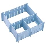🌈【Amplia aplicación】 el organizador de cajones flexible es adecuado para organizar utensilios de cocina, artilugios, especias, maquillajes, artículos de tocador, ropa interior, calcetines, calcetería, corbata, cinturón, bufanda y ropa, y otros accesorios variados.