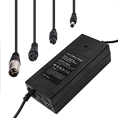 Rdideal 54.6V 2A Electric Bicycle Electric Scooter Battery Charger 54.6V Li-Ion Battery 48V 13S (Not Applicable To Lead-Acid Batteries)(- Ships From Us Warehouse, 3-7 Days Delivery) #TOP2