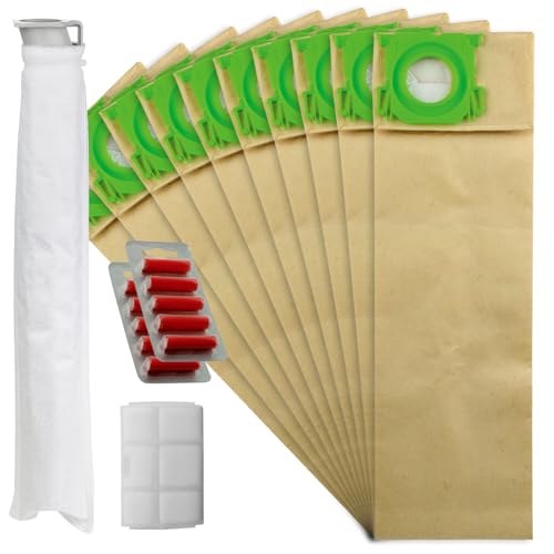 SPARES2GO Vacuum Cleaner Service Kit for Sebo X Series X1 X1.11 X4 X5 Vacuum Cleaners (10 x Bags, 2 x Filters + Fresheners)