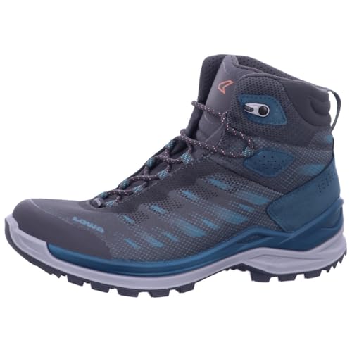 LOWA Damen Wanderschuhe Ferrox GTX Mid Ws 320679 Anthrazit/Rauchgrün 41
