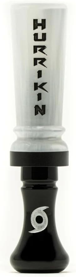 Big Hurrikin Acrylic Single Reed Duck Call with Spit Grooves – Hunting Call for Mallard, Wood Duck, Teal, Gadwall & Pintail