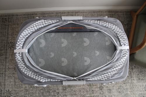 Image of Baby Bassinet Mattress Topper, Waterproof Replacement Pad with Removable & Washable Mattress Covers (for Dream On Me Karley)