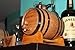 North American Barrel American Oak Barrel with Black Hoops (2 Liter or 0.53 Gallons)