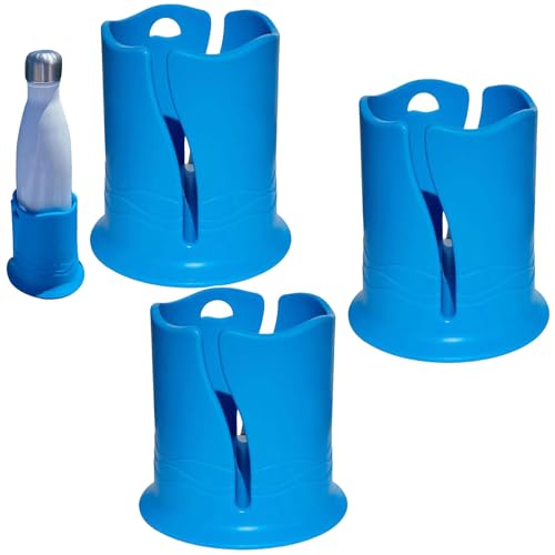 Reaindeer 3PCS Paddle Board Drink Holder,Kayak Drink Holder,Water Bottle Holder,Paddleboard Paddle Board Accessories Multi-Functional and Anti-Toppling Rope-Fixed Cup Holder,Anti-Toppling Cup Holder