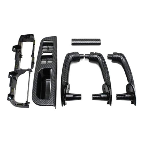 HDGFDELK 車両ドアハンドルグリップピースフレーム VW Borro Golf 4 MK4モデルに適合 1999-2004年のJettaに適合(LHD 9PCS)