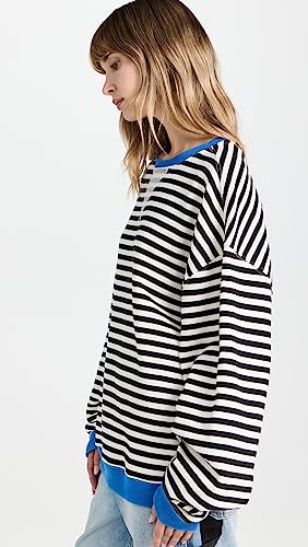 Free People Women's Classic Striped Crew4
