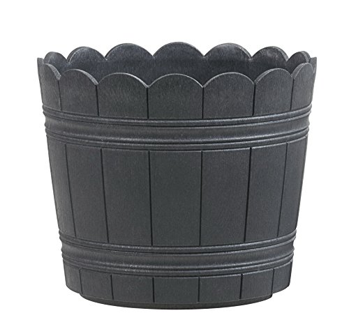 Preisvergleich Produktbild emsa Blumenkübel COUNTRY, Durchmesser 240 mm, anthrazit
