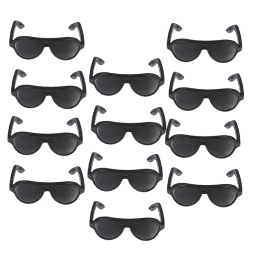 IMIKEYA 12pcs Mini Doll Sunglasses Fashionable Tiny Eyewear for Dolls Stylish Accessories for Boys and Girls Dress- Sunglasses
