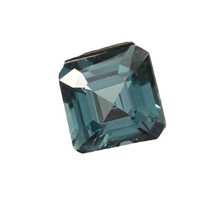 Tourmaline indicolite naturelle 9mm Asscher : finis les bijoux ternes et communs