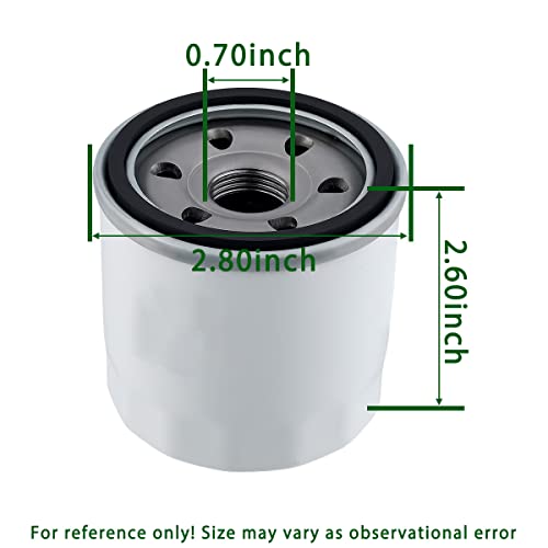 Yermax 136-7848 Oil Filter For Toro 127-9222 120-4276 71254 74388 74616 74621 74629 Timecutter Zero Turn Riding Mowers Toro Single Cylinder And V-Twin Engine #TOP1