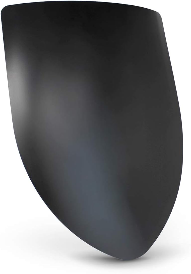Armor Venue Blank Medieval Shield - 16 Gauge Steel Battle Ready - Black - One Size : Clothing, Shoes & Jewelry