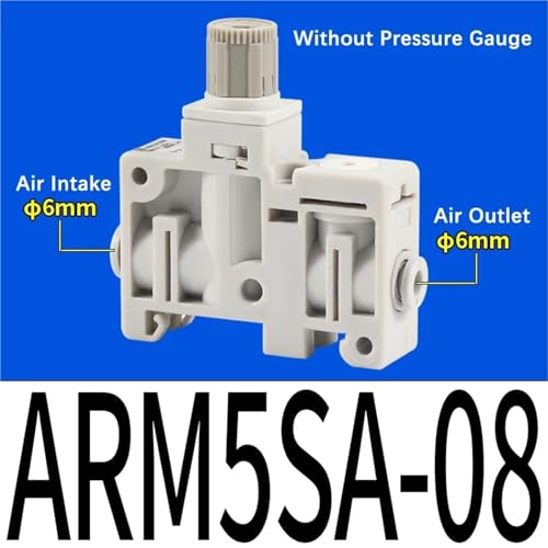 Réducteur de pression ARM5SA-08 mini régulateur pneumatique unitaire - 3