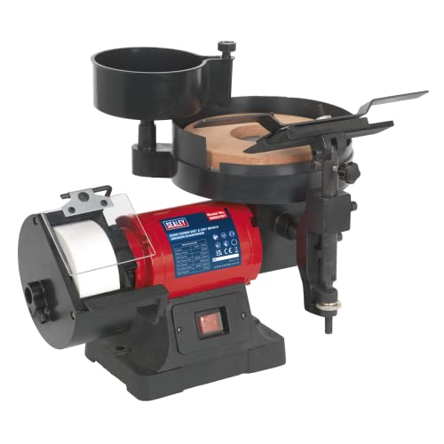 Sealey Sms2107 Bench Grinder/Sharpener Wet & Dry ?200/125Mm 250W/230V