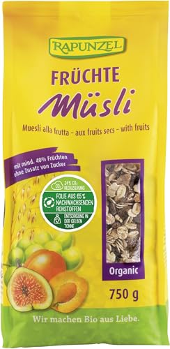 Rapunzel Früchte Müsli, 1er Pack (1 x 750 g) - Bio