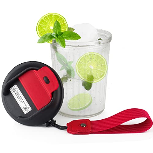 Taza De Café De Viaje,A Prueba De Fugas Taza De Viaje De Café De 14 Onzas Botella De Agua Para Batidos Jugos Café Helado Reutilizable Transparente Taza De Fría Para Niños Y Adultos,Negro Cover