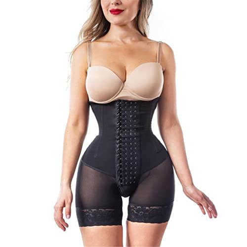 Body shapewear post-partum à buste ouvert et taille haute avec crochets