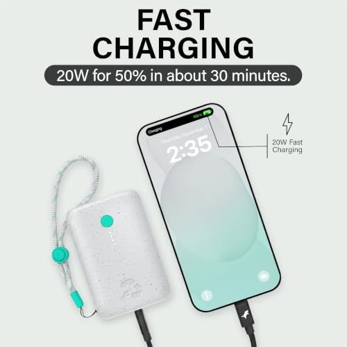 Image of Nimble Champ Portable Charger, 10000mAh Power Bank Fast Charging, 20W Dual USB-C Battery Pack with Cable, Travel Essential Power Bank for iPhone Galaxy Tablet iPad MacBook