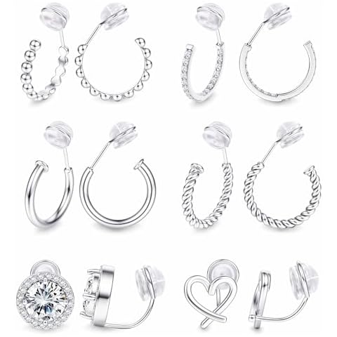 Sanfenly 14K Gold Clip-On Earrings Cover