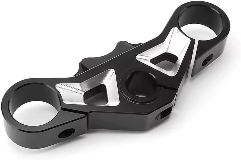 Motorcycle Accessories CNC Aluminum Upper Fork Cross Brace Triple Tree Clamp For CFMOTO 450SR 450sr 450 SR 2022 2023 2024 (Silver)