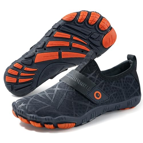 Image of SEEKWAY Barefoot Water Shoes for Kids - Wide Toe Box and Quick-Dry Sand Shoes Toddler for Hiking Swim Beach Pool Kayak Sport Accessories, Camping Essentials Must-Haves for Boys Girls Sizes