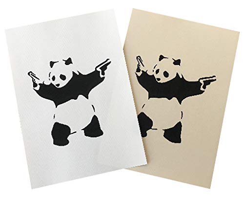 oNV[ BANKSY DESTROY PANDA p_ fUC|X^[ A[g A4TCY pfUC:zCg