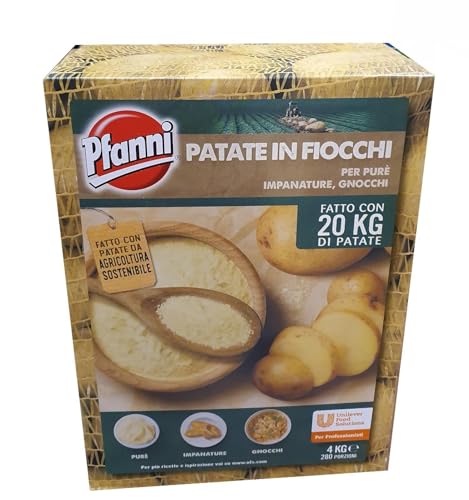 Pfanni Preparato per pure' di patate in fiocchi confezione da 4 kg (1000042928)