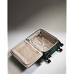 ANTLER - Soft Stripe Carry On Luggage 22x14x9 Airline Approved - Cabin Suitcase with Expander, Adjustable Handle, 4 Spinner Wheels, Lightweight, TSA Lock - Recycled Polyester Luggage - Antler Green - Image 3