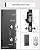 Keyless Entry Door Lock with Handle, App Control Front Door Lock Set Keyless Entry, LNDU 100 Passcode Door Locks for Front Door, Auto Lock One Touch Lock, Anti-Peeking Password, Easy to Install