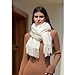 RIIQIICHY Ladies Ivory Scarf Pashmina Shawls and Wraps for Wedding Scarfs for Women Winter Warm RIIQIICHY Ladies Ivory Scarf Pashmina Shawls and Wraps for Wedding Scarfs for Women Winter Warm