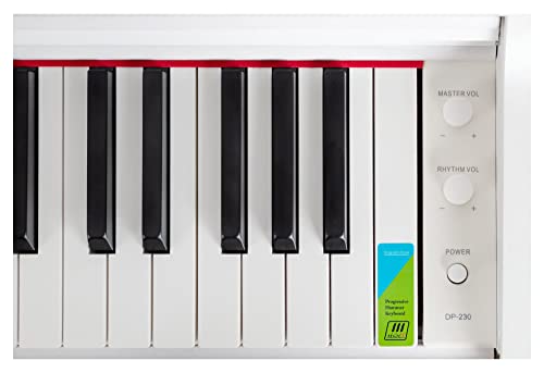 Classic Cantabile DP-230 Piano Numérique – 88 touches clavier à mécanique à marteaux – Clavier électronique avec USB… - Les Beatles, Paul McCartney, John Lennon, RIngo Starr, George Harrison Classic Cantabile DP-230 Piano Numérique - 88 touches clavier à mécanique à marteaux - Clavier électronique avec USB… – Image 6