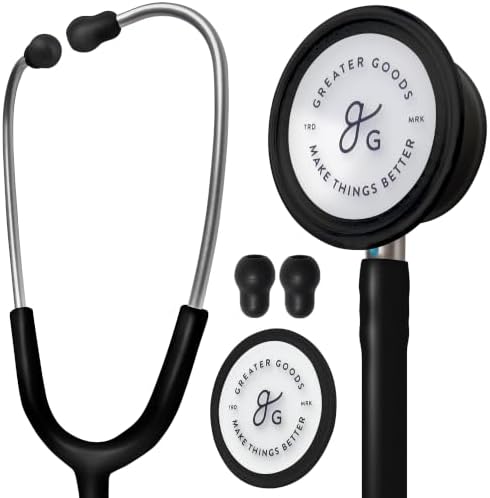 Greater Goods Dual-Head Stethoscope for Nurses, Medical Students & EMTs