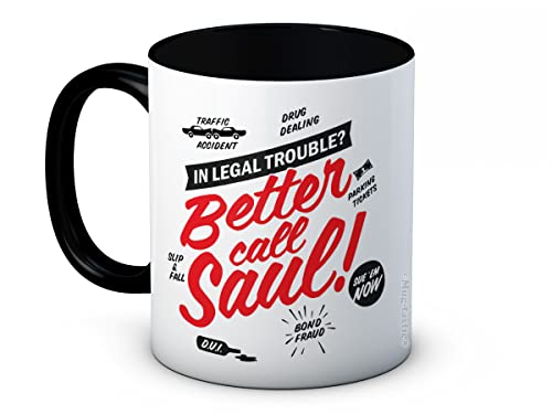 Better Call Saul – Breaking Bad – Tasse à café en céramique (noir)