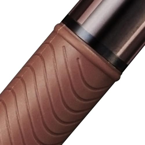 Pentel - EnerGelX Bolígrafo Energel retráctil con punta de bola. Escritura en color marrón.