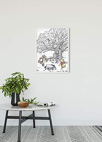 Disney Wall Picture by Komar Winnie The Pooh Playground Children's Room, Baby Room, Decoration, Art Print - Image 3
